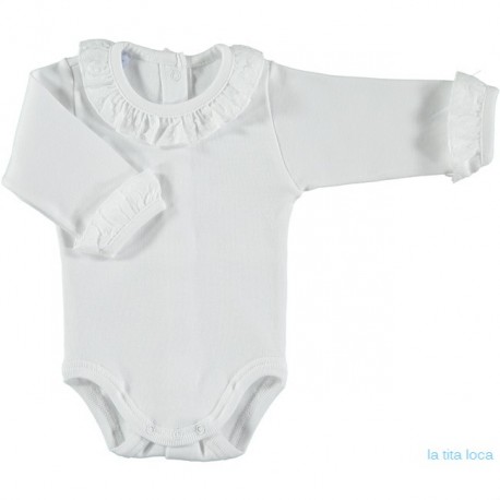 BODY CUELLO BATISTA BLANCO MOD 1191 BABIDU