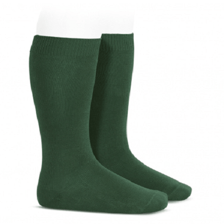 <b>CALCETIN ALTO LISO VERDE</b>