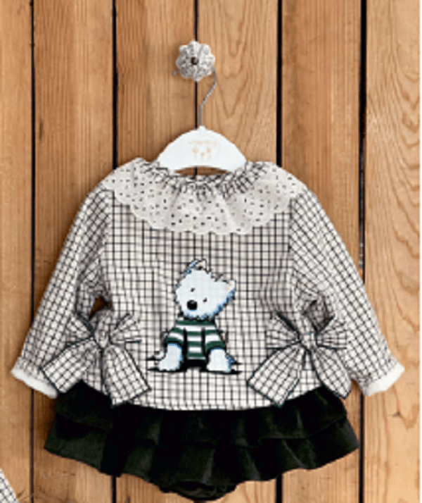 CWA118 CONJT AÑOS  SUDADERA PERRITO