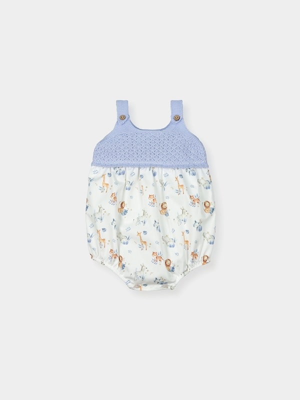 8905 PELELE PUNTO Y TEJIDO ESTAMPADO SELVA