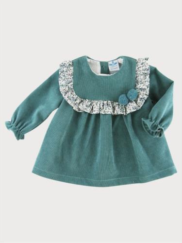 FD-913 VESTIDO DE PANA VERDE