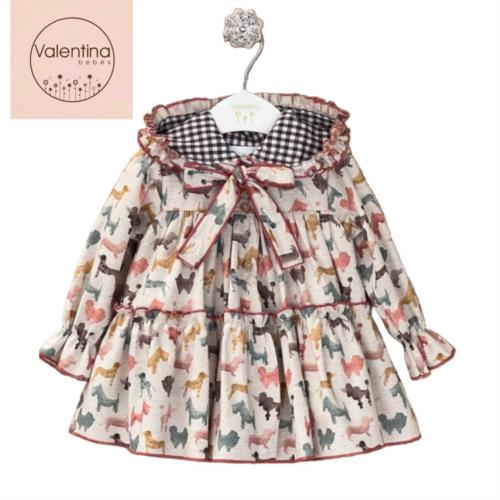 KAX84   VESTIDO + CULOTE PERRITOS