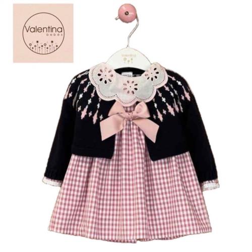 KAX98 VESTIDO VICHY+CHAQUETA+CULOTE