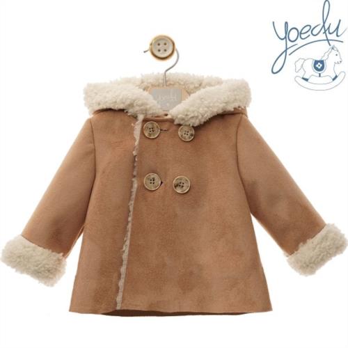 3983 ABRIGO PELLIZA CAMEL