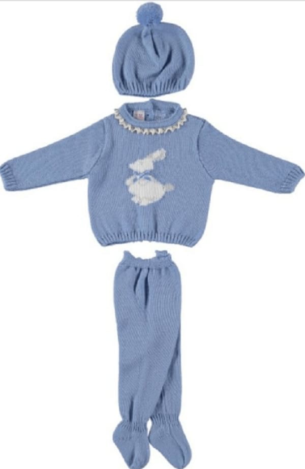 1028 CONJUNTO 3 PIEZAS AZUL 