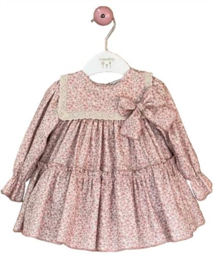 KAX1 VESTIDO FLORAL CULOTE ROSA