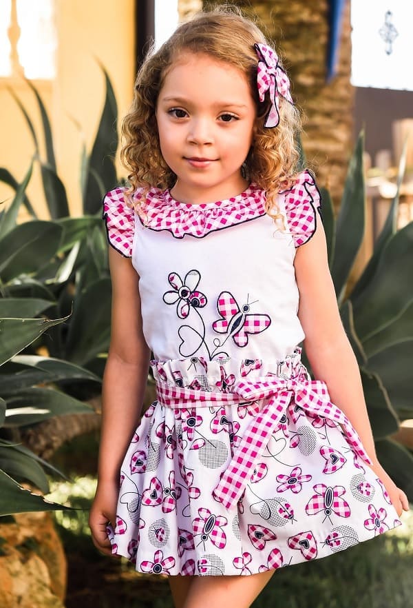 FL006 CONJUNTO FALDA FLOWER