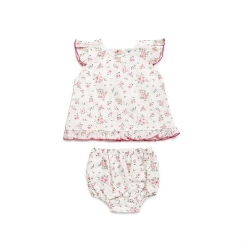 25102 CONJUNTO TELA FLORECITAS
