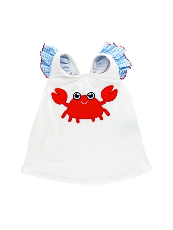 AP-789A VESTIDO PLAYA AZUL CANGREJO TENACITAS