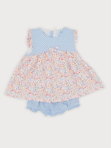 CB-531 VESTIDO CON BRAGUITA  AZUL